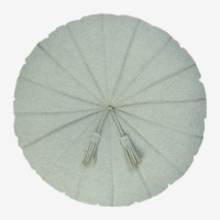 Almofada Redonda - Boucle Prata